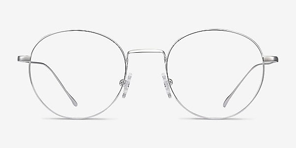 Aegis Silver Titanium Eyeglass Frames
