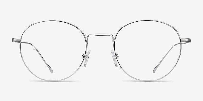 Aegis Silver Titanium Eyeglass Frames