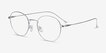 Aegis Silver TitaniumEyeglass Frames from EyeBuyDirect, Angle View
