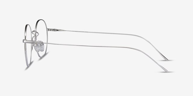 Aegis Silver TitaniumEyeglass Frames from EyeBuyDirect, Side View