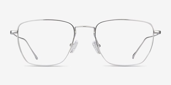 Future Silver Titanium Eyeglass Frames