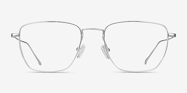 Future Silver Titanium Eyeglass Frames
