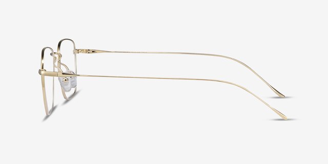 Future Golden TitaniumEyeglass Frames from EyeBuyDirect, Side View