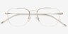 Future Golden TitaniumEyeglass Frames from EyeBuyDirect, Closed View