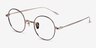 Berlioz Black Golden TitaniumMontures de lunettes de vue d'EyeBuyDirect, Vue d'Angle