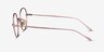 Berlioz Or rose TitaniumMontures de lunettes de vue d'EyeBuyDirect, Vue de Côté