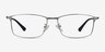 Constant Gunmetal TitaniumEyeglass Frames from EyeBuyDirect, Front View