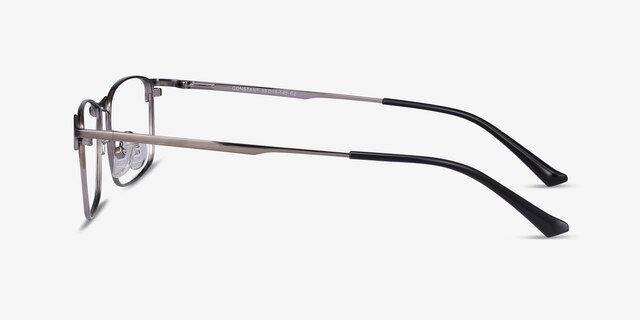 Constant Gunmetal TitaniumEyeglass Frames from EyeBuyDirect, Side View