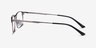 Constant Gunmetal TitaniumEyeglass Frames from EyeBuyDirect, Side View