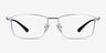 Constant Silver TitaniumEyeglass Frames from EyeBuyDirect, Front View