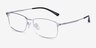 Constant Silver TitaniumEyeglass Frames from EyeBuyDirect, Angle View