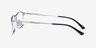 Constant Silver TitaniumEyeglass Frames from EyeBuyDirect, Side View
