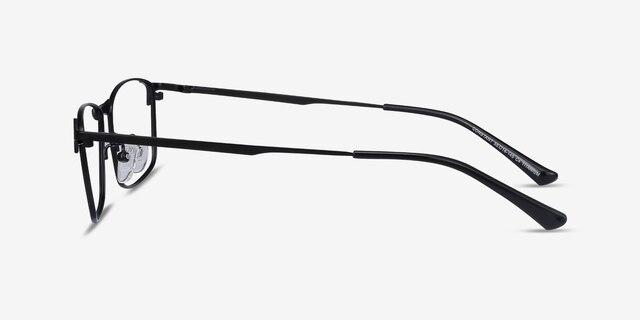 Constant Noir TitaniumMontures de lunettes de vue d'EyeBuyDirect, Vue de Côté