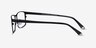 Driven Black TitaniumEyeglass Frames from EyeBuyDirect, Side View