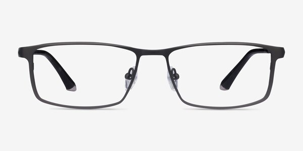 Driven Gunmetal Titanium Eyeglass Frames