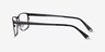 Driven Gunmetal TitaniumEyeglass Frames from EyeBuyDirect, Side View
