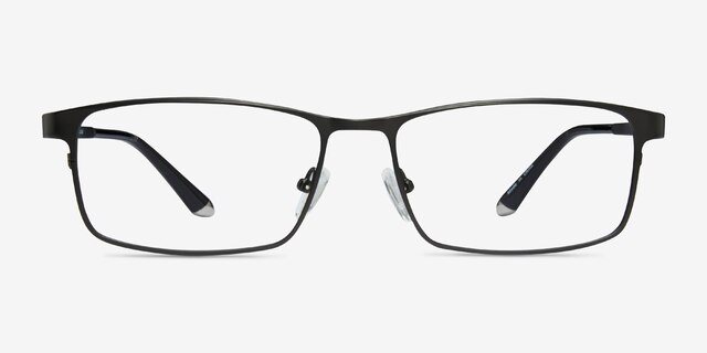 Kept Noir TitaniumMontures de lunettes de vue d'EyeBuyDirect, Vue de Face