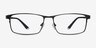 Kept Noir TitaniumMontures de lunettes de vue d'EyeBuyDirect, Vue de Face