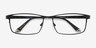 Kept Noir TitaniumMontures de lunettes de vue d'EyeBuyDirect, Vue Rapprochée