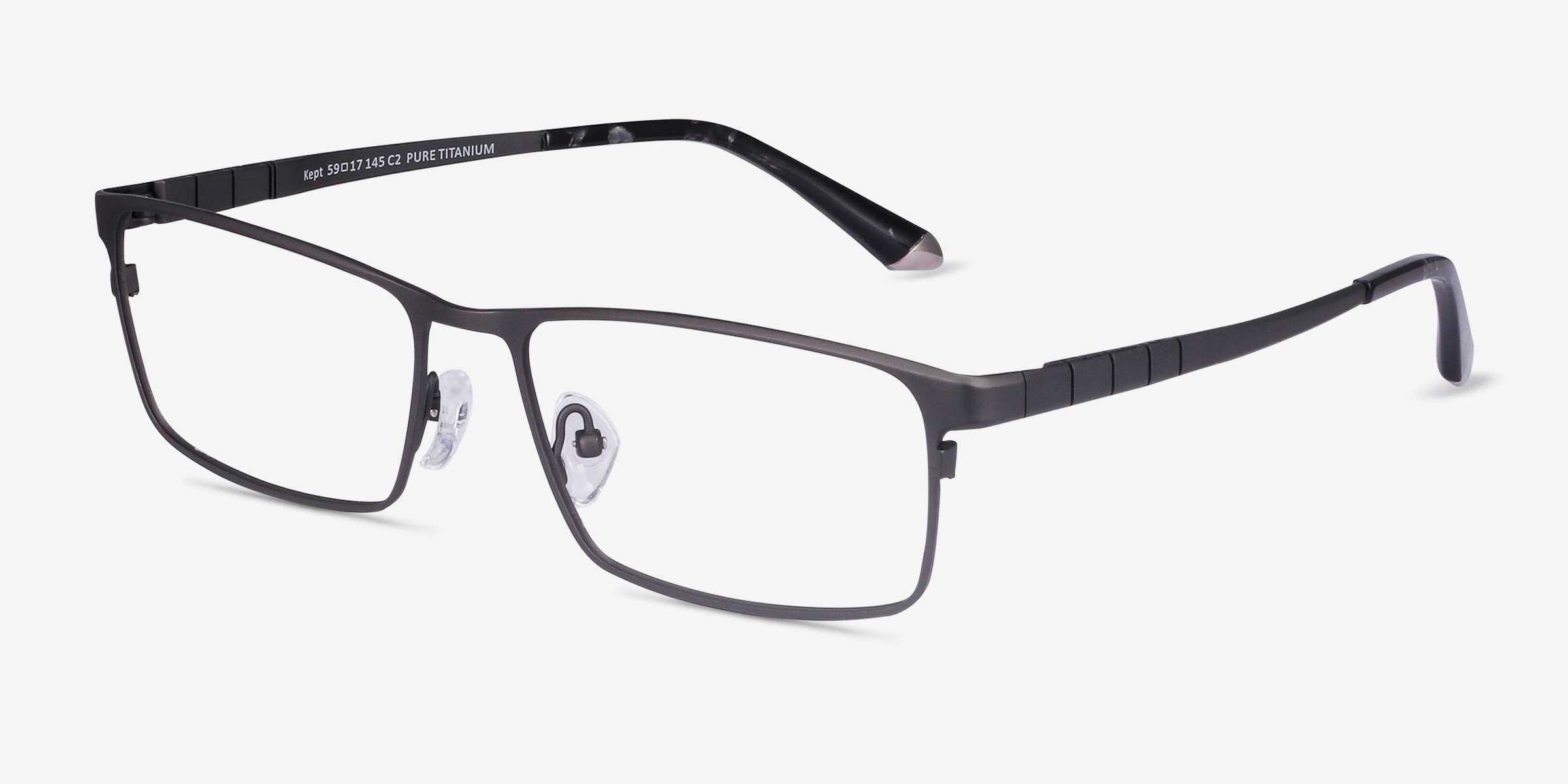 Kept Rectangle Gray Glasses For Men Eyebuydirect Canada 8798