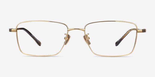 Canto Golden TitaniumEyeglass Frames from EyeBuyDirect, Front View
