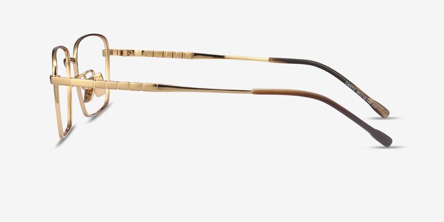 Canto Golden TitaniumEyeglass Frames from EyeBuyDirect, Side View