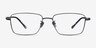 Canto Gunmetal TitaniumMontures de lunettes de vue d'EyeBuyDirect, Vue de Face