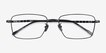 Canto Gunmetal TitaniumEyeglass Frames from EyeBuyDirect, Closed View