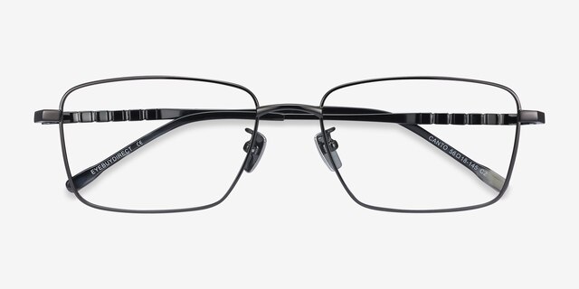 Canto Gunmetal TitaniumMontures de lunettes de vue d'EyeBuyDirect, Vue Rapprochée