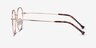 The Path Rose Gold TitaniumEyeglass Frames from EyeBuyDirect, Side View
