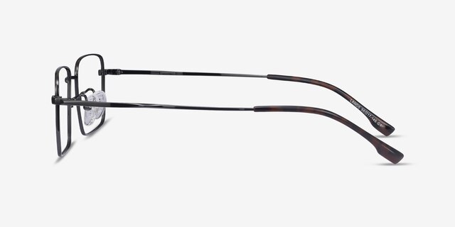 Lands Gunmetal TitaniumEyeglass Frames from EyeBuyDirect, Side View