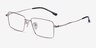 Lands Golden TitaniumEyeglass Frames from EyeBuyDirect, Angle View