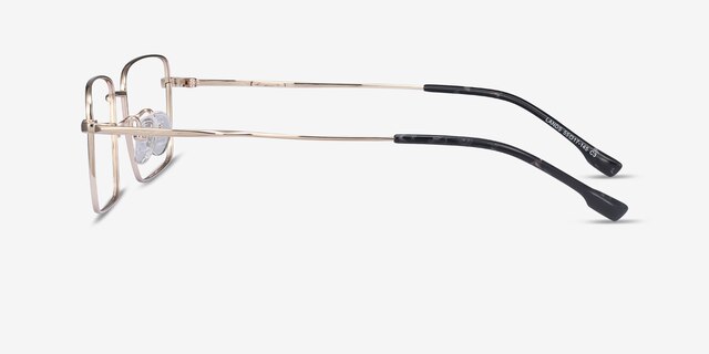 Lands Golden TitaniumEyeglass Frames from EyeBuyDirect, Side View