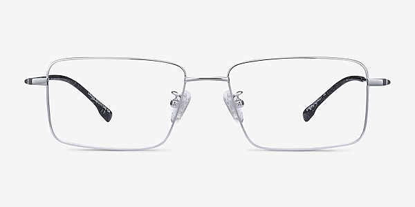 Lands Silver Titanium Eyeglass Frames