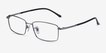 Holmst Gunmetal TitaniumEyeglass Frames from EyeBuyDirect, Angle View