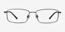 Holmst Black TitaniumEyeglass Frames from EyeBuyDirect, Front View