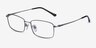 Hobbes Gunmetal TitaniumEyeglass Frames from EyeBuyDirect, Angle View