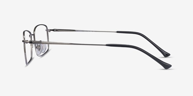 Hobbes Gunmetal TitaniumEyeglass Frames from EyeBuyDirect, Side View