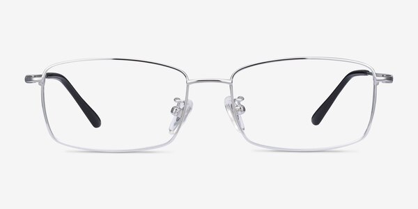 Hobbes Silver Titanium Eyeglass Frames