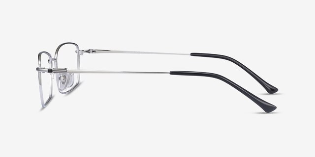 Hobbes Silver TitaniumEyeglass Frames from EyeBuyDirect, Side View