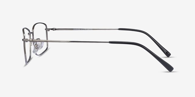 Embark Gunmetal TitaniumEyeglass Frames from EyeBuyDirect, Side View
