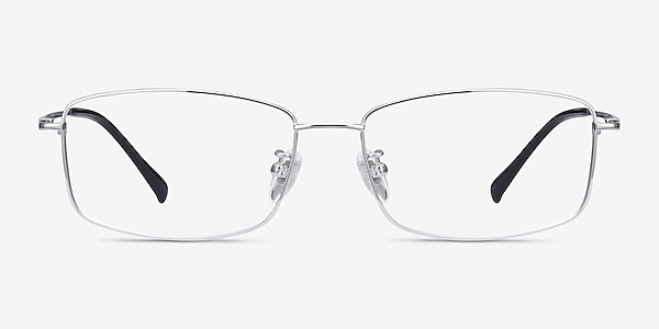 Embark Silver Titanium Eyeglass Frames