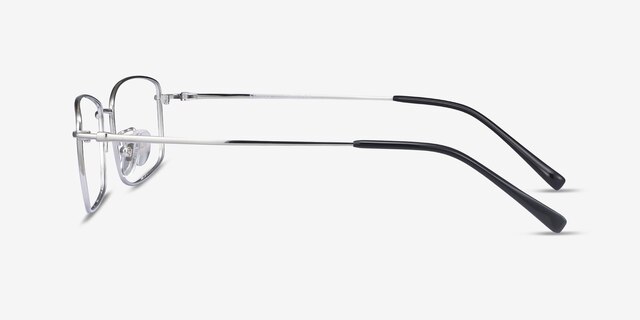 Embark Silver TitaniumEyeglass Frames from EyeBuyDirect, Side View