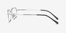 Embark Silver TitaniumEyeglass Frames from EyeBuyDirect, Side View