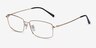Embark Golden TitaniumEyeglass Frames from EyeBuyDirect, Angle View