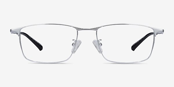 Fielder Silver Titanium Eyeglass Frames