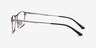 Decider Gunmetal TitaniumEyeglass Frames from EyeBuyDirect, Side View