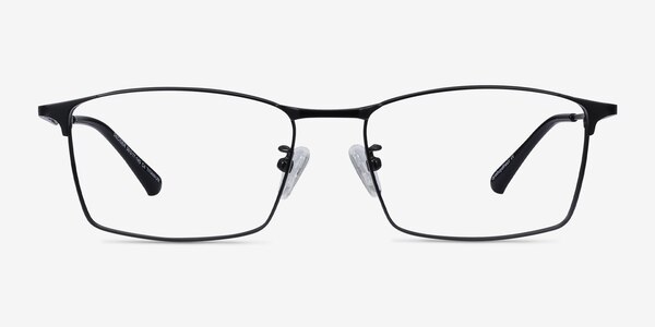 Decider Black Titanium Eyeglass Frames
