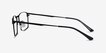 Decider Black TitaniumEyeglass Frames from EyeBuyDirect, Side View
