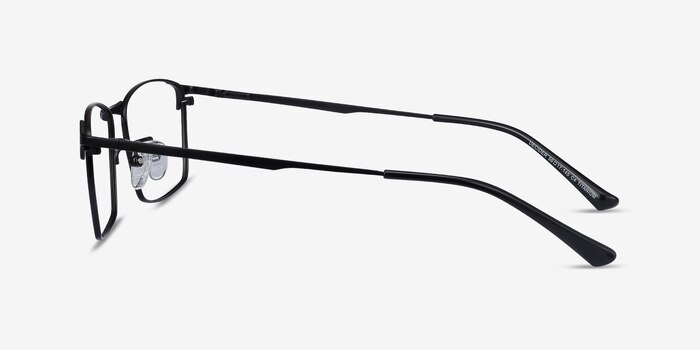 Decider Noir Titanium Montures de lunettes de vue d'EyeBuyDirect